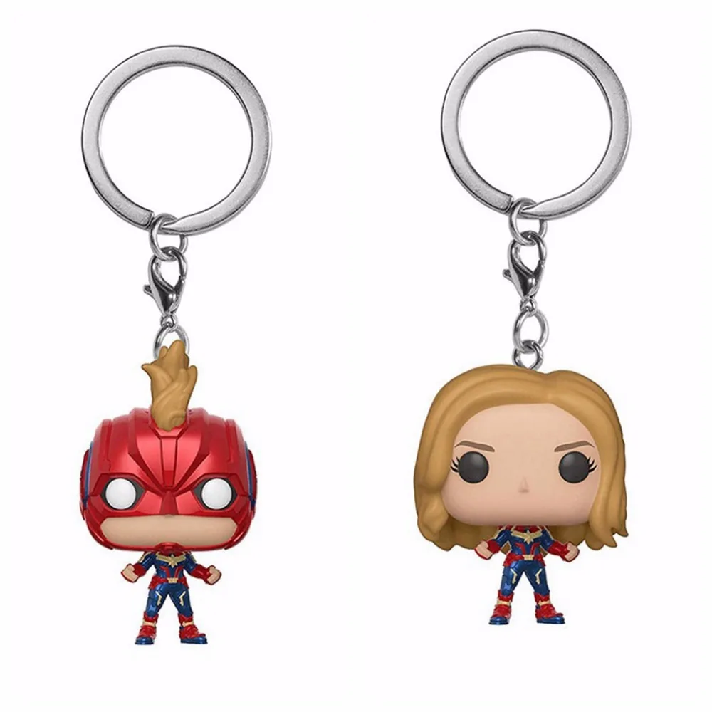 

Captain Marvel GOOSE THE Cat Keychain Toy Mini Vinyl Doll Boy Girl Friend Birthday Party Gift Action Toy Collection Movie Fans