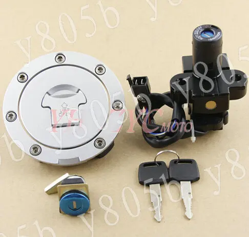 Мотоциклы переключатель зажигания газа Кепки сиденье Key Lock Set для Honda VFR400 NC30 1989-1992/RVF400 NC35 1994-1996 ts-06