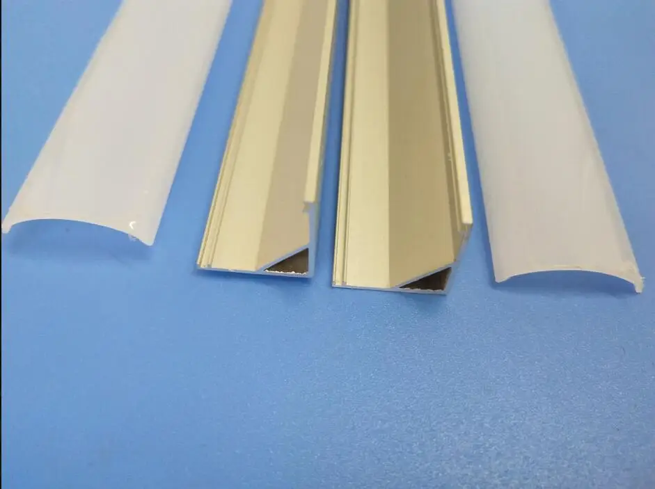 Perfil de Alumínio com Tampa Tampa para a para a Iluminação do Armário Decoração de Interiores Frete Grátis Venda Quente Novo Canto Levou 1 M e pcs 11 Luzes LED p/ bar
