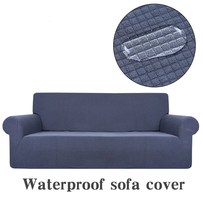 Waterproof Sofa Cover Polar Fleece Fabric Universal Sofa Cover Stretch Pattern Washable Removable Couch Covers