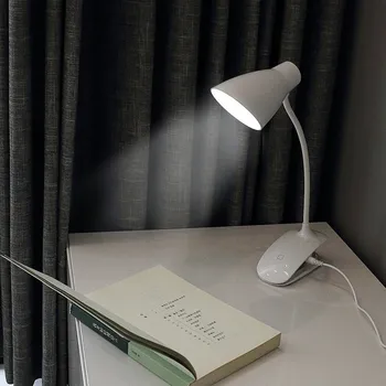 

5W Desk Lamp LED Eye Source Three Light Modes USB led Table Lamp with Clip Bed Reading Night Light Touch Switch LED Desk Lamp