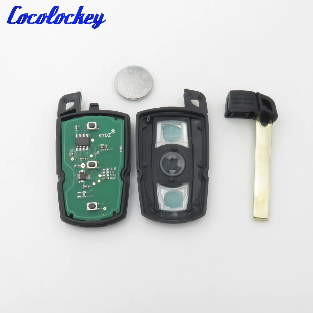 Cocolockey 3 кнопки дистанционного ключа Fob 868 МГц подходит для BMW E90 дистанционный ключ