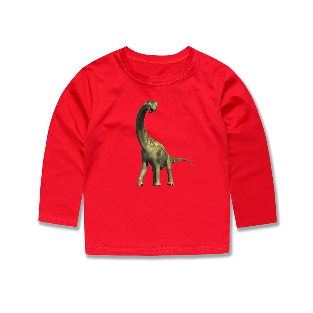 Little Bitty Kids 3D футболки с изображением динозавра Детские топы для детей|baby tee|t-shirt