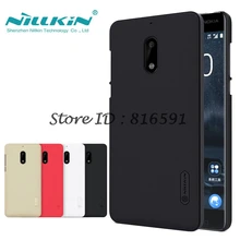 Nokia 6 Cas Nillkin Givré Bouclier Dur Retour Housse Pour Nokia 6 Nokia6 5.5 pouce Cadeau Protecteur D’écran