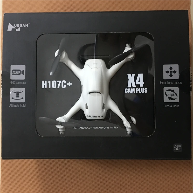 Получите дополнительную батарею) Квадрокоптер Hubsan X4 camera Plus H107C+(H107C Plus) 6-axis Gyro RC с камерой 720P RTF