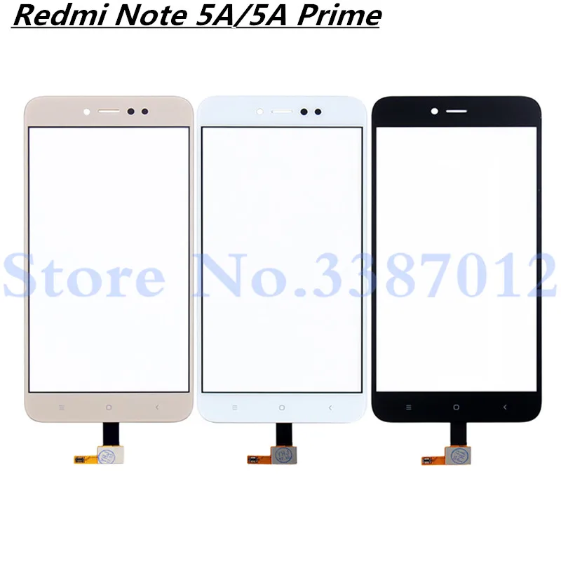 

5.5'' Replacement High Quality For Xiaomi Redmi Note 5A 5A Prime Touch Screen Digitizer Sensor Outer Glass Lens Panel