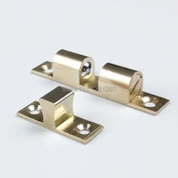 

free shipping 70mm brass cabinet Catches metal furniture Hardware part door catches and door closer kitchen hinge DIY household