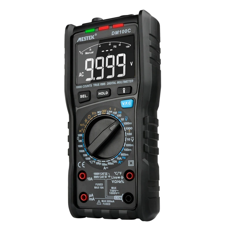 Мультиметр MESTEK DM100C высокоскоростной умный двухъядерный мультиметр с