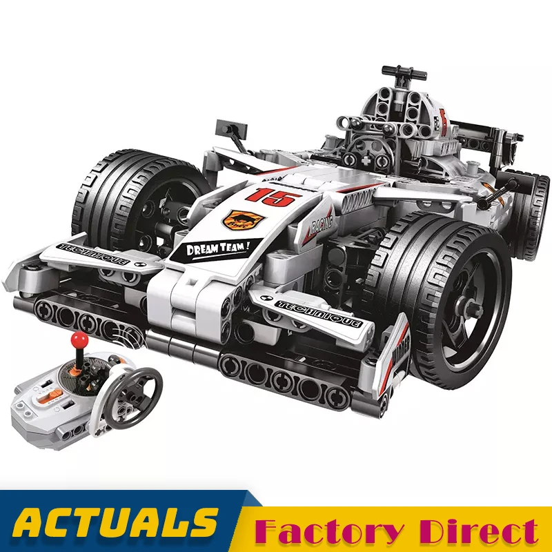 

Remote Control F1 Car Technic Racing Car Electric vehicle Building Blocks Toy with Motor Power Function Compatible