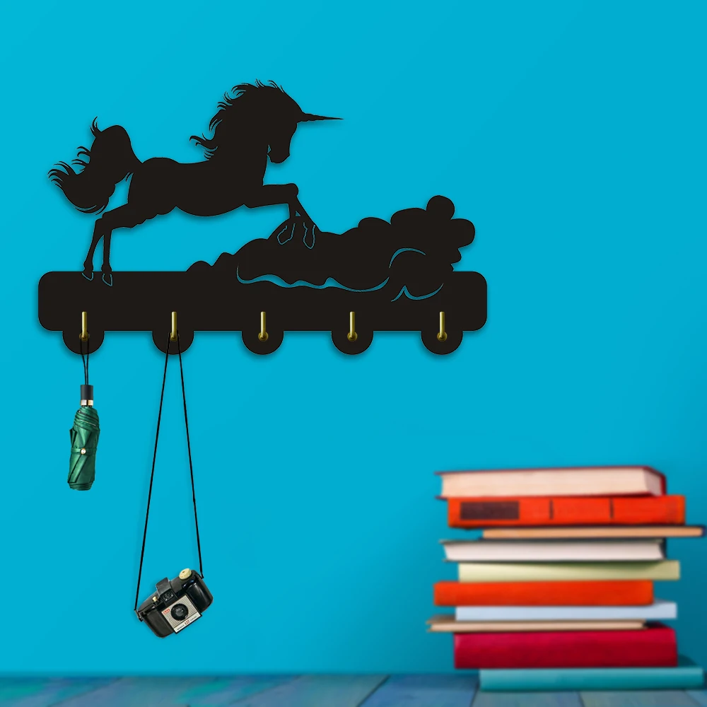 Buy 1Piece Jumping Unicorn Wall Hooks Wall Hanger