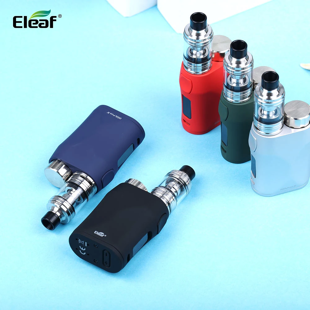 

Original Eleaf iStick Pico X with MELO 4 D22 Kit 75W No 18650 with 2ml tank in 0.15ohm EC-M Coil Electronic Cigarette