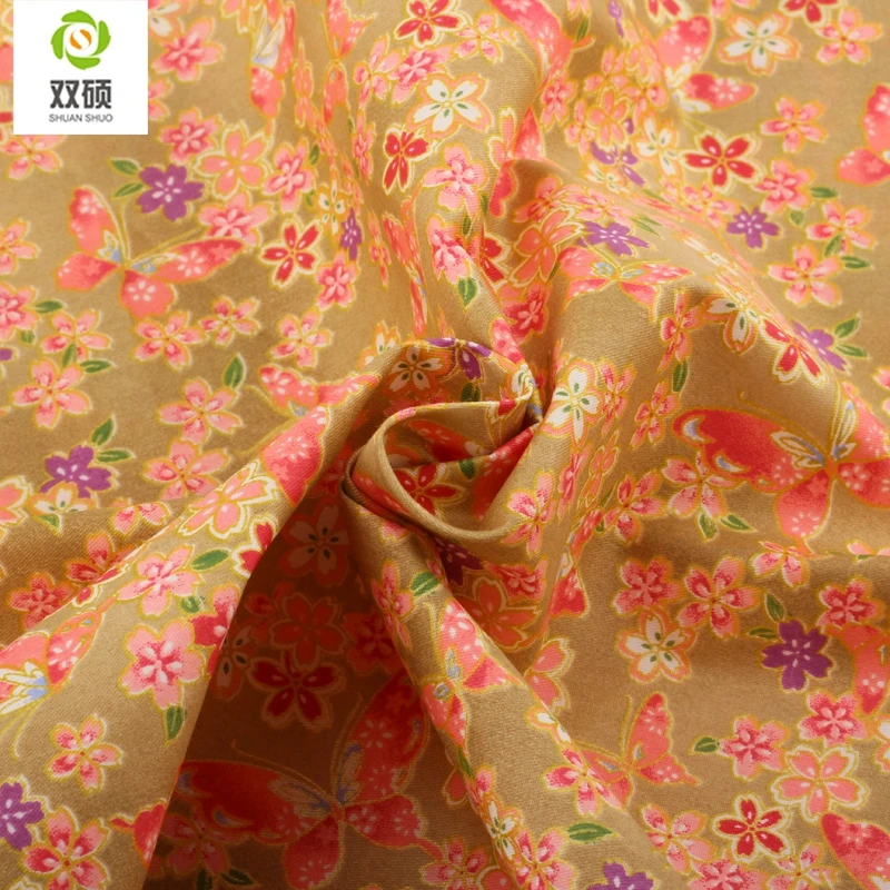 ShuanShuo Cotton Twill Fabric Patchwork Tissue Cloth Of Handmade DIY Quilting Sewing Baby&Children Sheets Dress 40*50cm