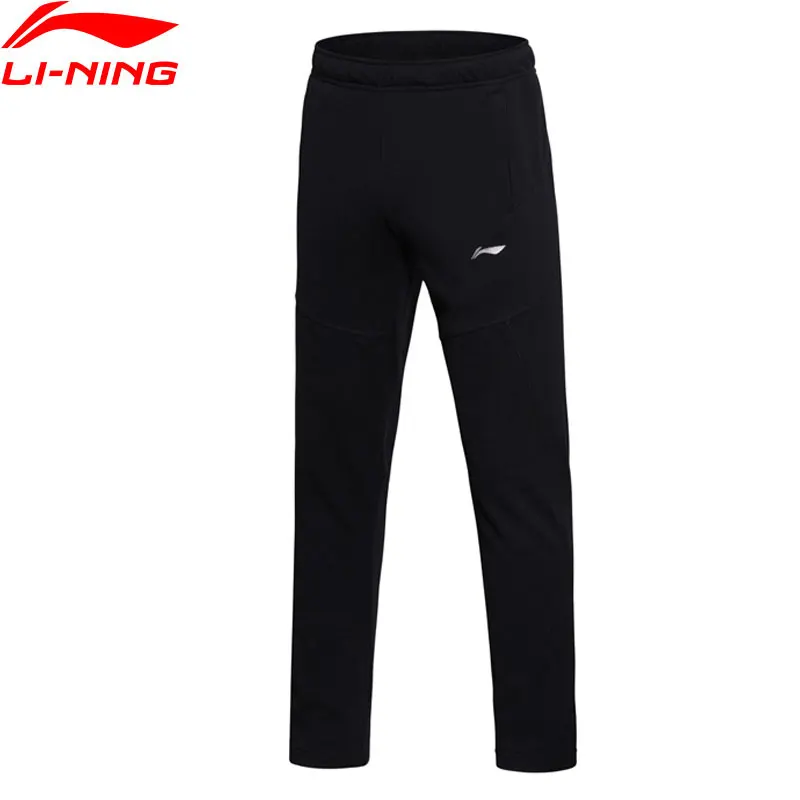 

(Clearance Sale)Li-Ning Men Training Series Sweat Pants Regular Fit WARM AT 100%Cotton Comfort LiNing Sport Pants AKLM655 MKY338