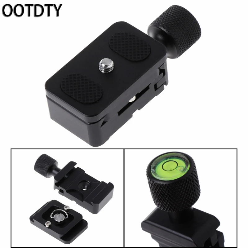 

OOTDTY 1/4 Quick Release QR Plate Clamp Adapter Mount 30MM For Camera Tripod Ball Head