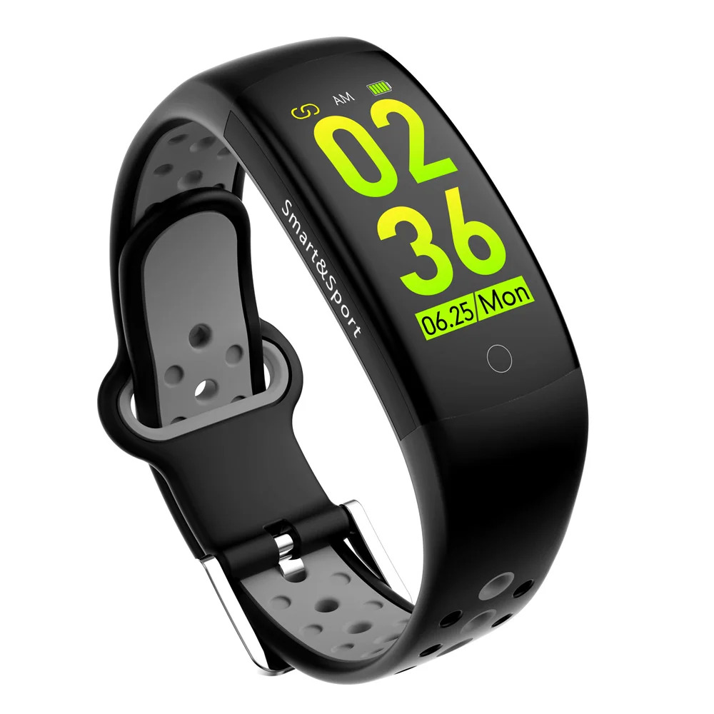 VESTMADRA Q6S 3D Dynamic UI Fitness Tracker Heart Rate Monitor Wristband IP68 Waterproof Smart Band for Android IOS Phone (23)