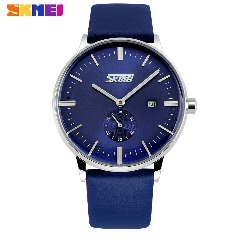 Prix pour SKMEI Nouveau Style Véritable Bande de Cuir Analogique Affichage de la Date Hommes de Quartz Casual Montre Hommes Montres relogio masculino Prix pour SKMEI Nouveau Style Véritable Bande de Cuir Analogique Affichage de la Date Hommes de Quartz Casual Montre Hommes Montres relogio masculino