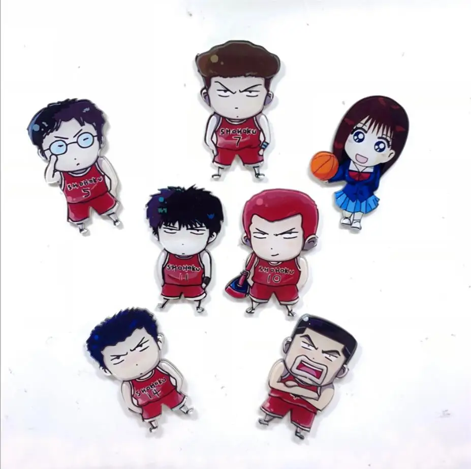 

Slam Dunk Basketball Sakuragi Flower Road Rukawa Feng Fridge sticker Toys