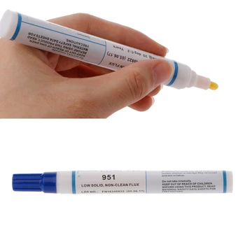 

951 10 ml Soldering Rosin Flux Pen Low-Solid Non-clean For Kester Soldering Solar Panel DIY Power Panel C90A New Drop ship qiang