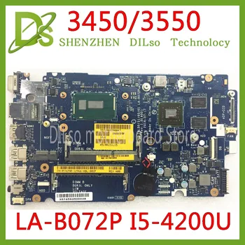 

KEFU LA-B072P CN-0YWW5F CN-01J67F For Dell Latitude 3450 3550 motherboard ZAL50/51/60/61 LA-B072P i5-4200u Test work 100%