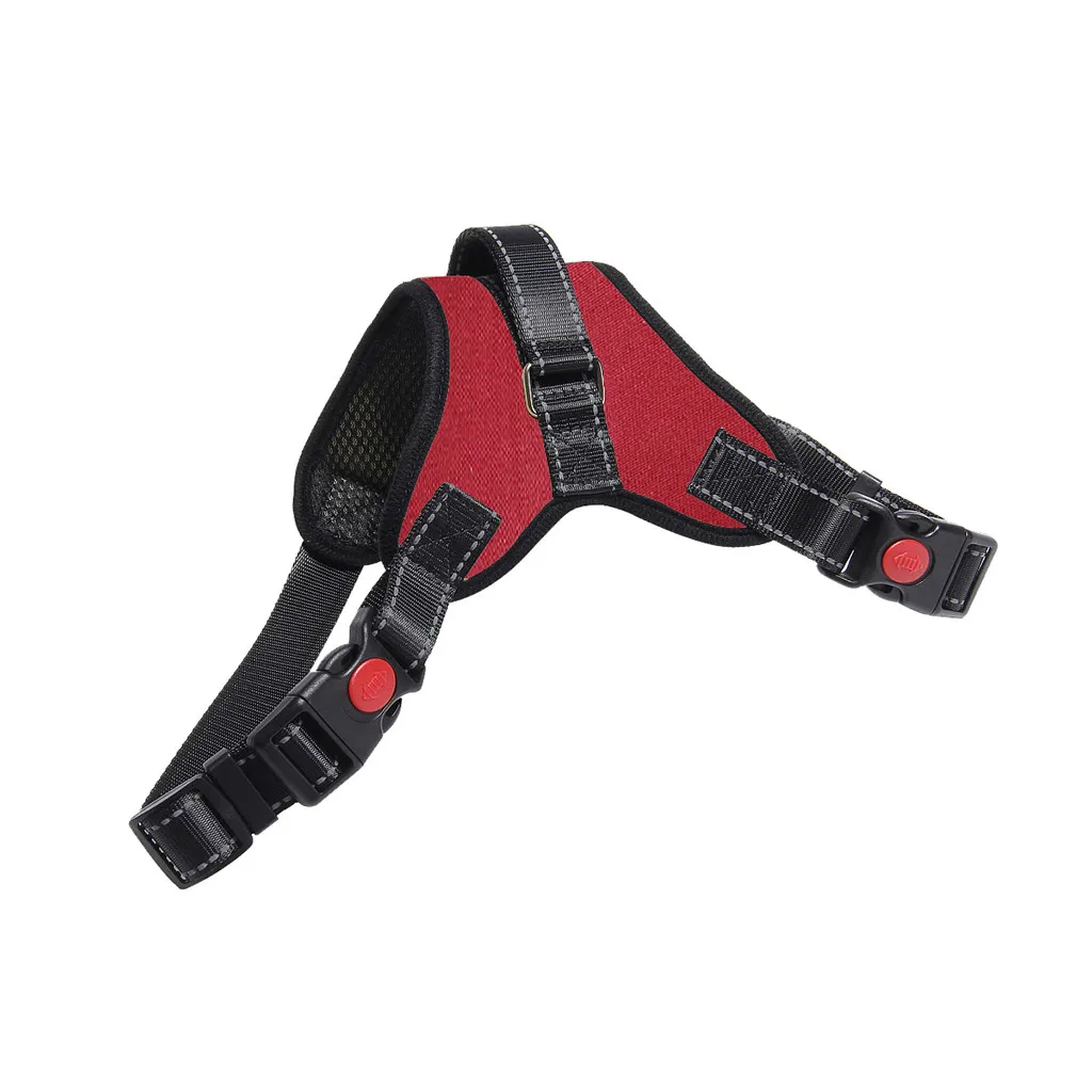 Комфортная дышащая жилетка для домашних питомцев собачья нагрудная планка в