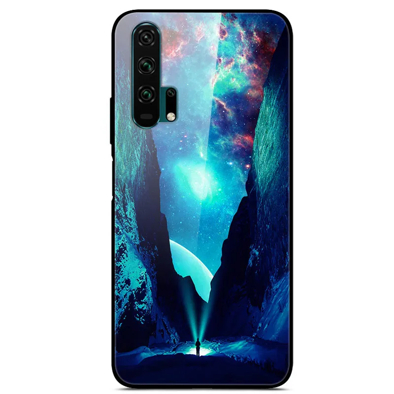 Premium Tempered Glass Hard Back Cover for Huawei Honor 20 Series