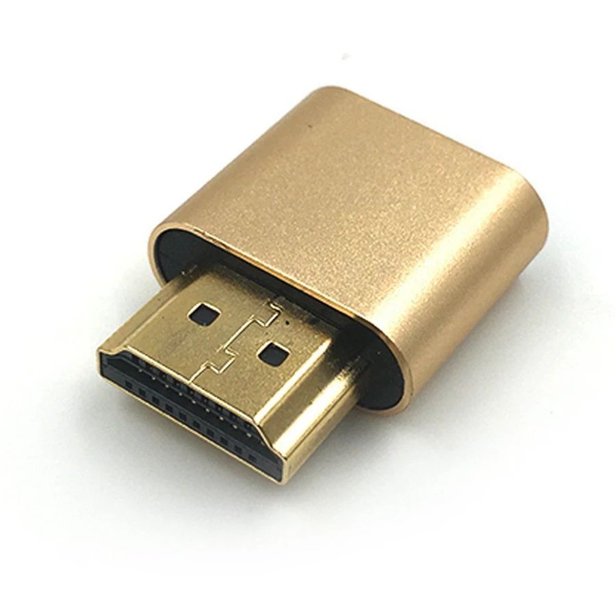 

200 pcs/lot HDMI DDC EDID Dummy Plug Headless Ghost Display Emulator for PC / Mac Mini
