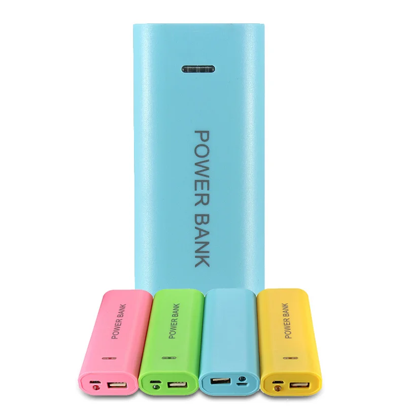 New Universal Ultra Thin Protable 5V USB 5600mAh Power Bank Case Kit 18650 Battery Charger DIY Box Cable For Smart Cell Phone