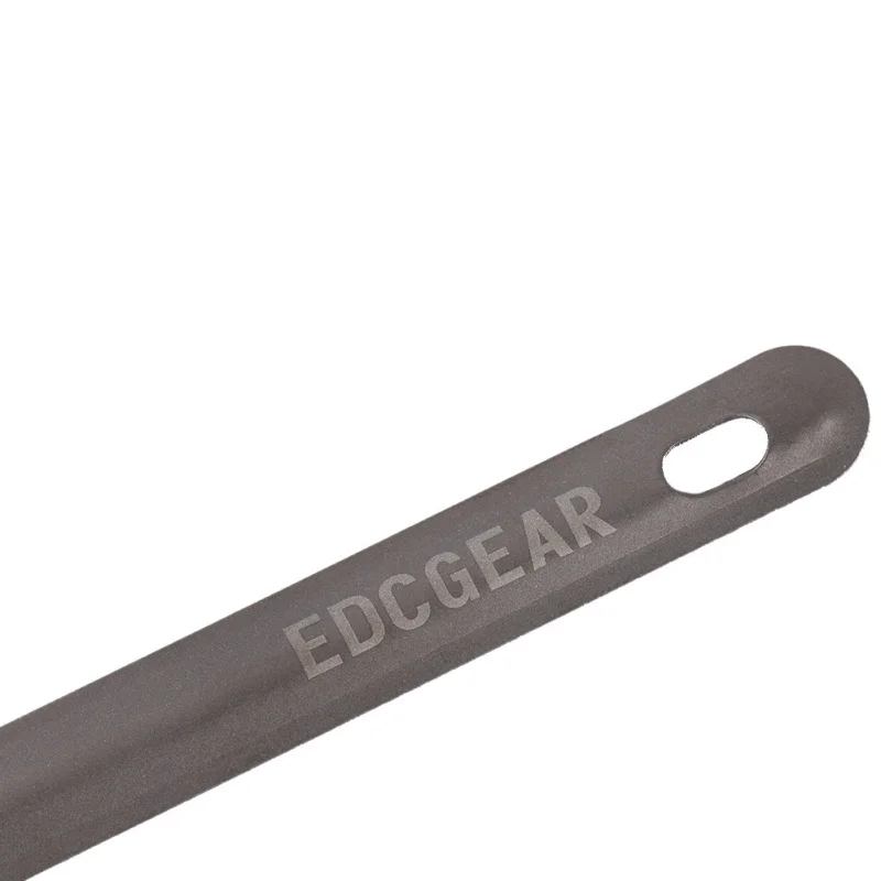 Exterior Camping titanio Spork ultraligero titanio cuchara mango largo cuchara exterior Camping Picnic vajilla