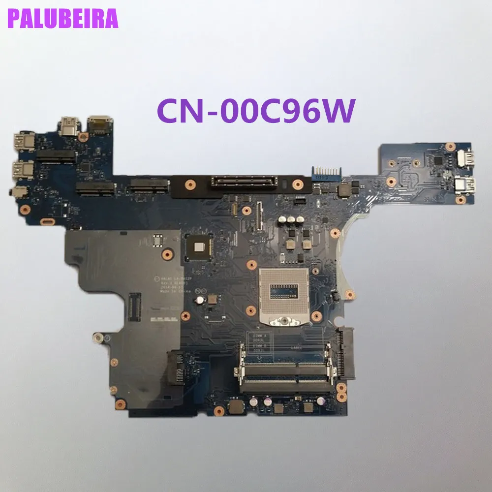 PALUBEIRA для DELL Latitude E6540 Материнская плата ноутбука CN-00C96W 00C96W 0C96W VAL1A LA-9412P HM87 DDR3L Тесты