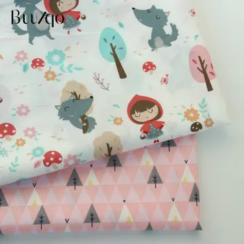 

buulqo Cotton Sheet Fabric Kids Cotton Patchwork Cloth DIY Sewing Quilting Fat Quarters Material For Baby&Child