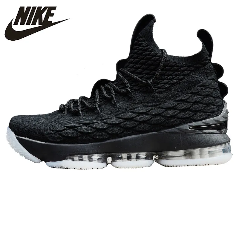 

Nike LeBron 15 Pride of Ohio Men's Basketball Shoes, Black/gray, Shock Absorbing Breathable Lightweight 897648 003 897648 001