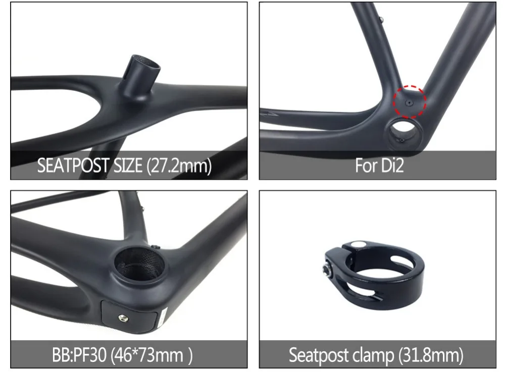 Best Spcycle 2019 New T1000 Carbon MTB Frame 29er Mountain Bike Carbon Fiber Frameset Compatible With 142*12mm Thru axle and 135 QR 12