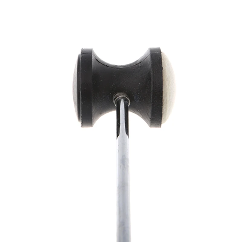 

VSRRWL New Duty Drum Pedal Wool Felt Stainless Steel Handle Instrument Accessory Tools