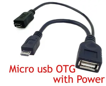 

Micro USB Host OTG Cable W/ Micro USB power for Sam sung i9100 i9300 i9220 9250 HUAWEI xiaomi 2S
