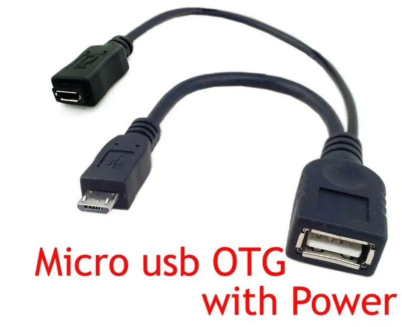Микро USB хост OTG кабель с Micro питание для Sam sung i9100 i9300 i9220 9250 HUAWEI xiaomi 2S Бесплатная