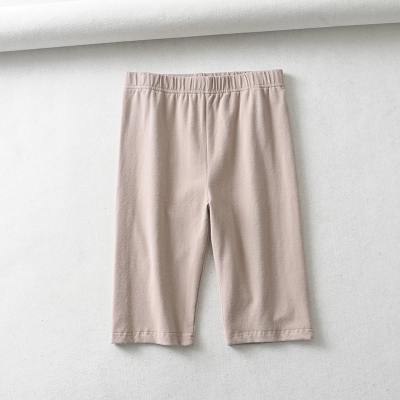 solid biket shorts women casual cropped leggins  (2)