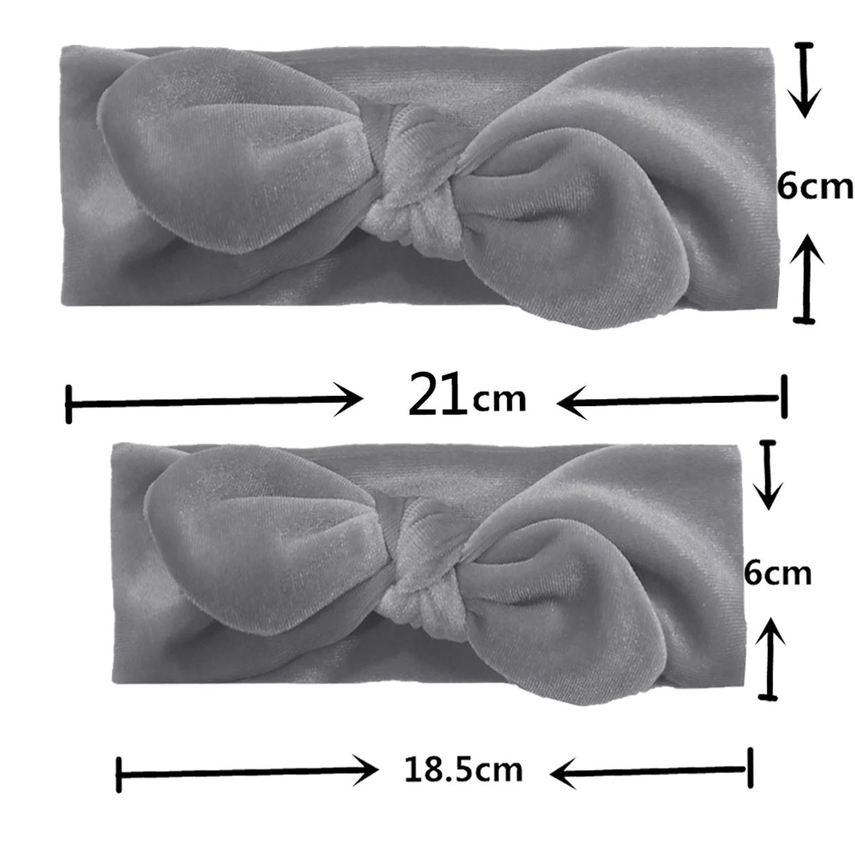 

11 Colors Mother and Daughter Baby 2pcs headband Velvet Solid Bowknot Elastic Ribbon hair Casual Cute Headbands Hair Accessories