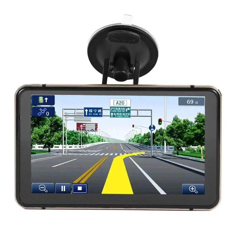 7 pulgadas Android GPS navegación coche DVR Cámara satelital Bluetooth WiFi AV-IN mapa satelital camión navegación GPS automóvil