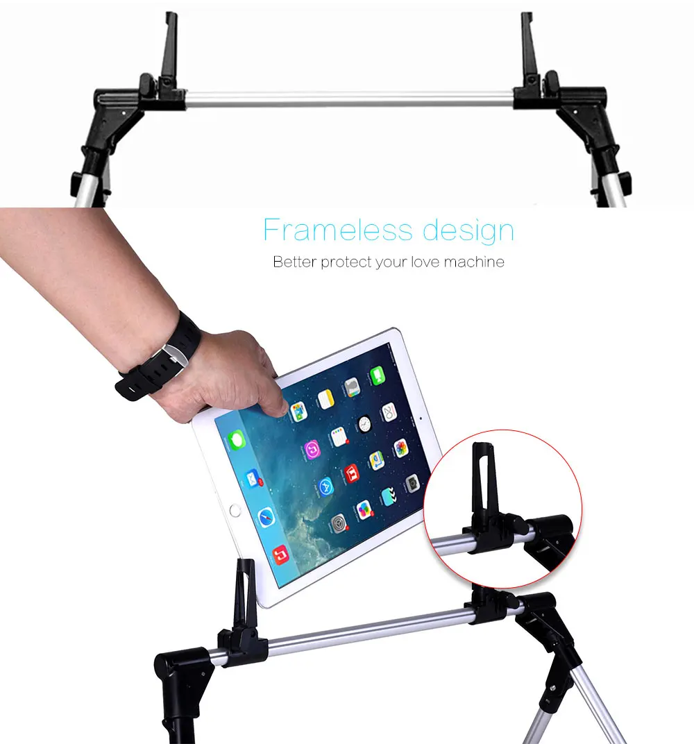 Portefeuille Tablet Phone Stand for Bed Sofa Desk Holder for iPad Pro 12.9 10.5 iPhone X 7 8 Plus Xiaomi Mi Max 3 Porta celular (8)