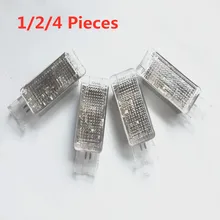 READXT 1/2/4 шт. автомобиль интерьера для ног огни Предупреждение лампа аксессуары для Passat B6 Golf 6 MK6 Tiguan 5ND947415 7L0 947 415