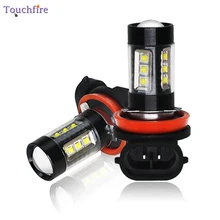 2Pcs Fog Lamp Led 9006 9005 H4 H16 H11 Canbus Bulb 1800LM Car Auto Replace Light 12V 24V for Truck White 6000K Dropshipping gc h16 30w 6 led 600lm 6000k white car headlamp fog light with reflector dc12 24v