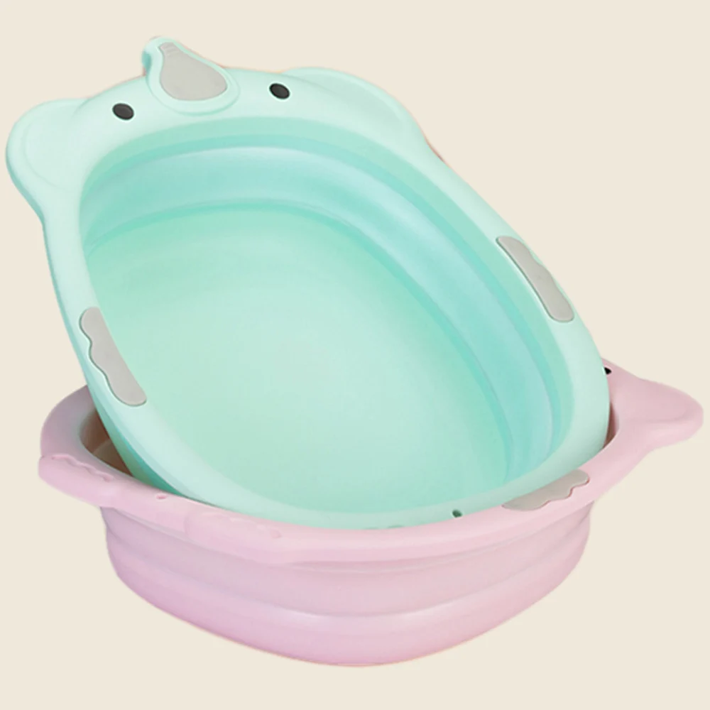 Collapsible children's small Bath Tub washbasin baby plastic Baby Care Bath Tubs