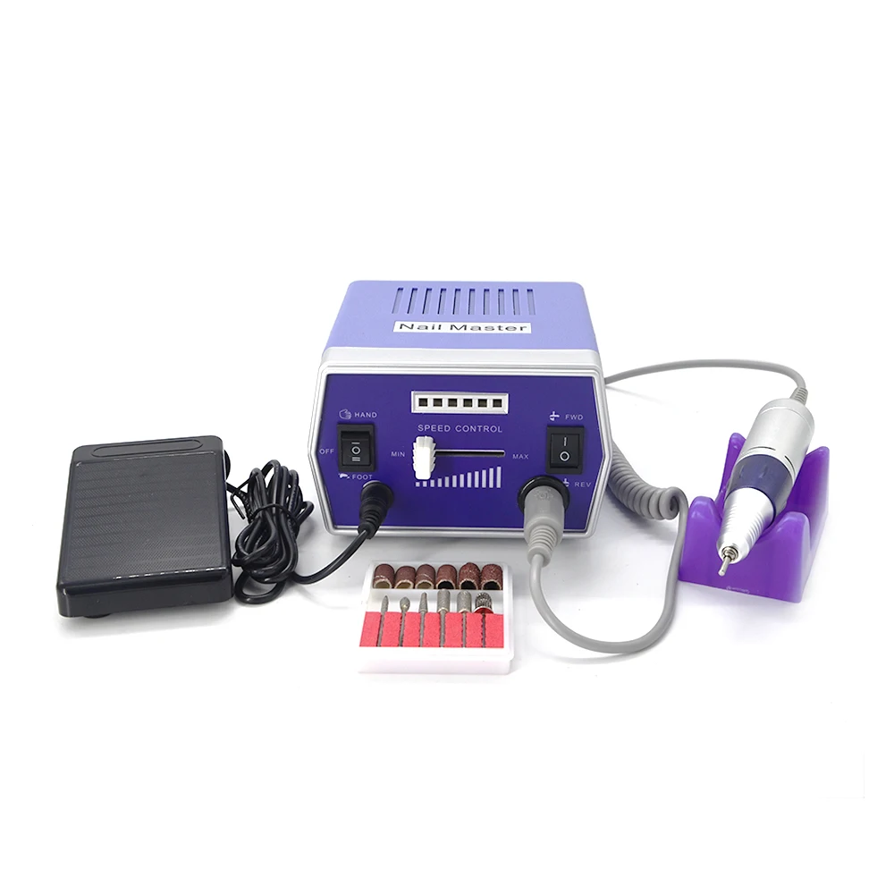 

Blue Nail Art Equipment nail drill Manicure Tools Pedicure Acrylics Electric Nail Drill Pen Machine Set 110V/220V