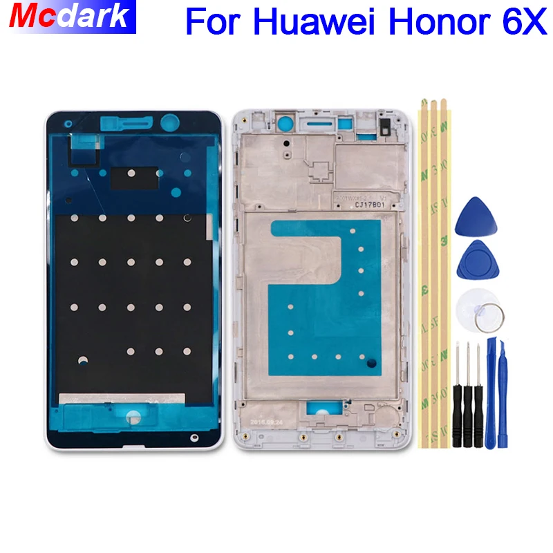 Для Huawei Honor 6X Mid Middle LCD передняя рамка Корпус Крышка запасная часть для P9 Lite /G9 с