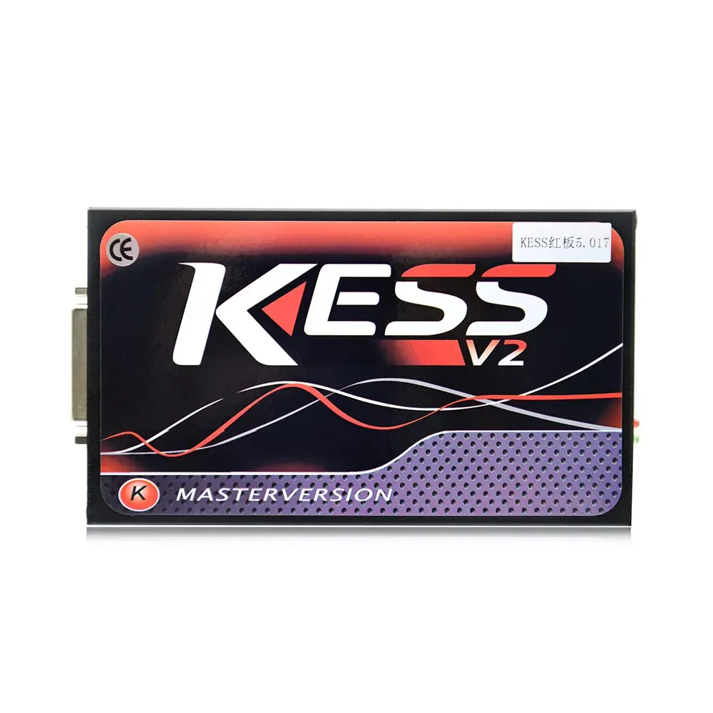 KESS V2 V5.017 SW V2.23 мастер ECU чип Тюнинг инструмент KESS 5,017 красный PCB онлайн неограниченное количество жетонов функции питания