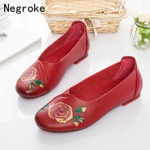 Фирменный дизайн; коллекция года; Повседневная обувь из натуральной кожи; женские лоферы с цветочным принтом; Балетки без застежки на плоской подошве; женские мокасины; zapatos mujer