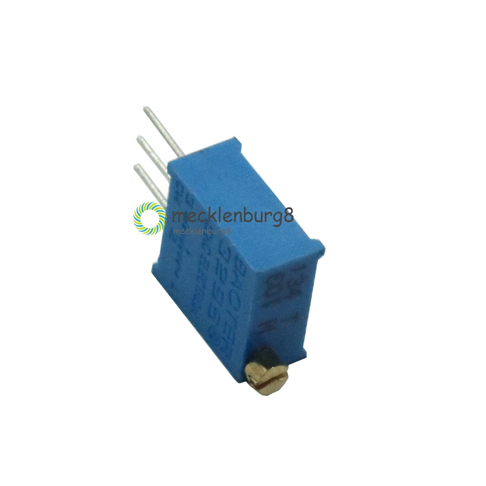 Trimmer 20K ohm Multi Turn 3//8/" Square PV36X cermet résistance type 3296X x 3pcs