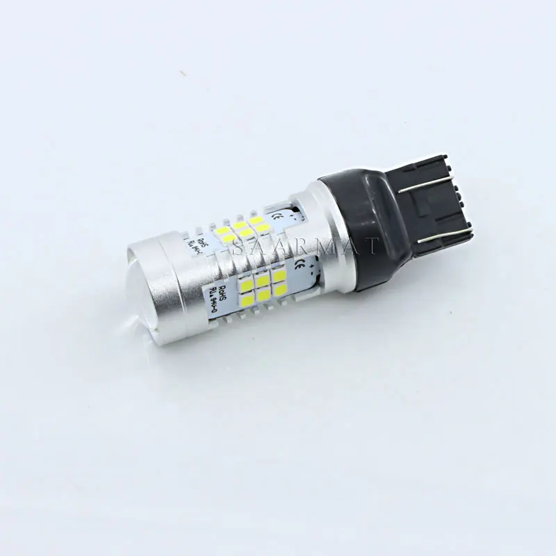 2 шт. светодиодный ные лампы T20 7443 7440 21 SMD для заднего хода дневные ходовые огни Honda