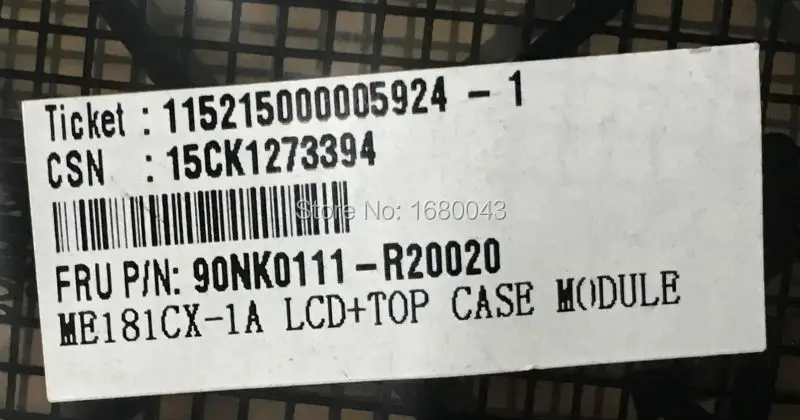 ASUS K011 ME181CX  (7)N080ICE-GB1C5