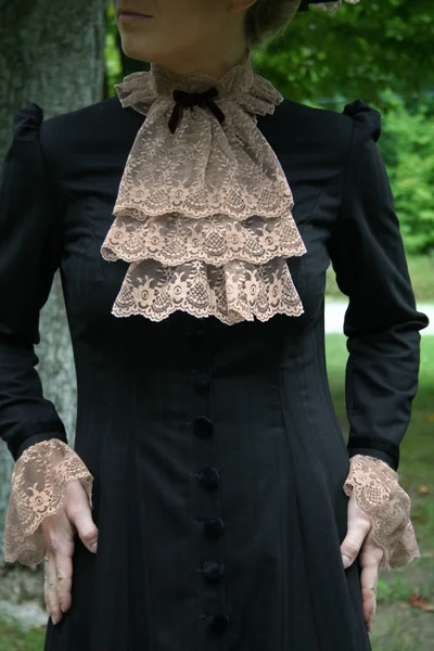 История! заказное черное платье в викторианском стиле 1860s для гражданских войн